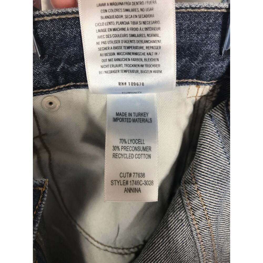 Citizens of Humanity CoH Annina Wide Leg Jeans Premium Vintage 23 Dark Wash EUC - Picture 11 of 14